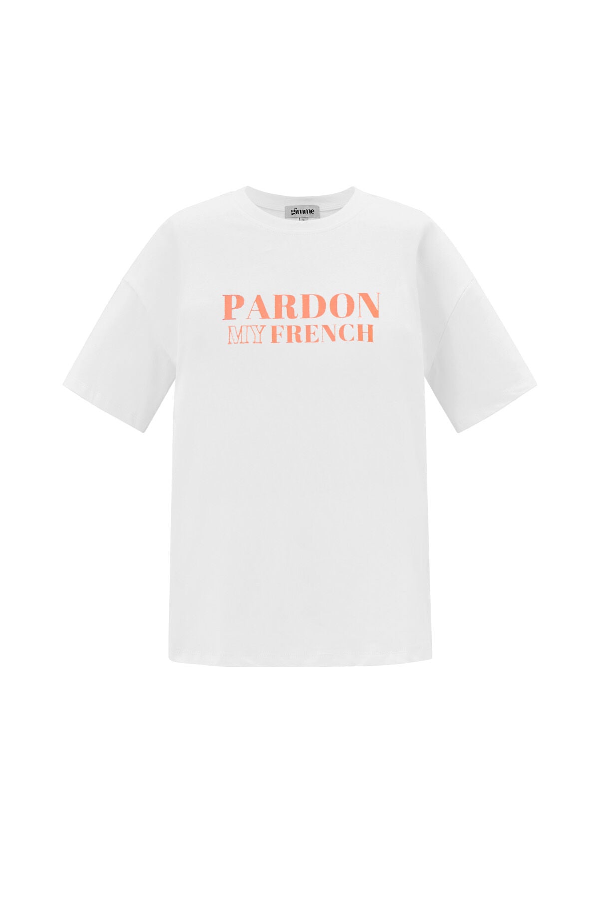 Cotton Vrouwen T-shirt Casual Letters