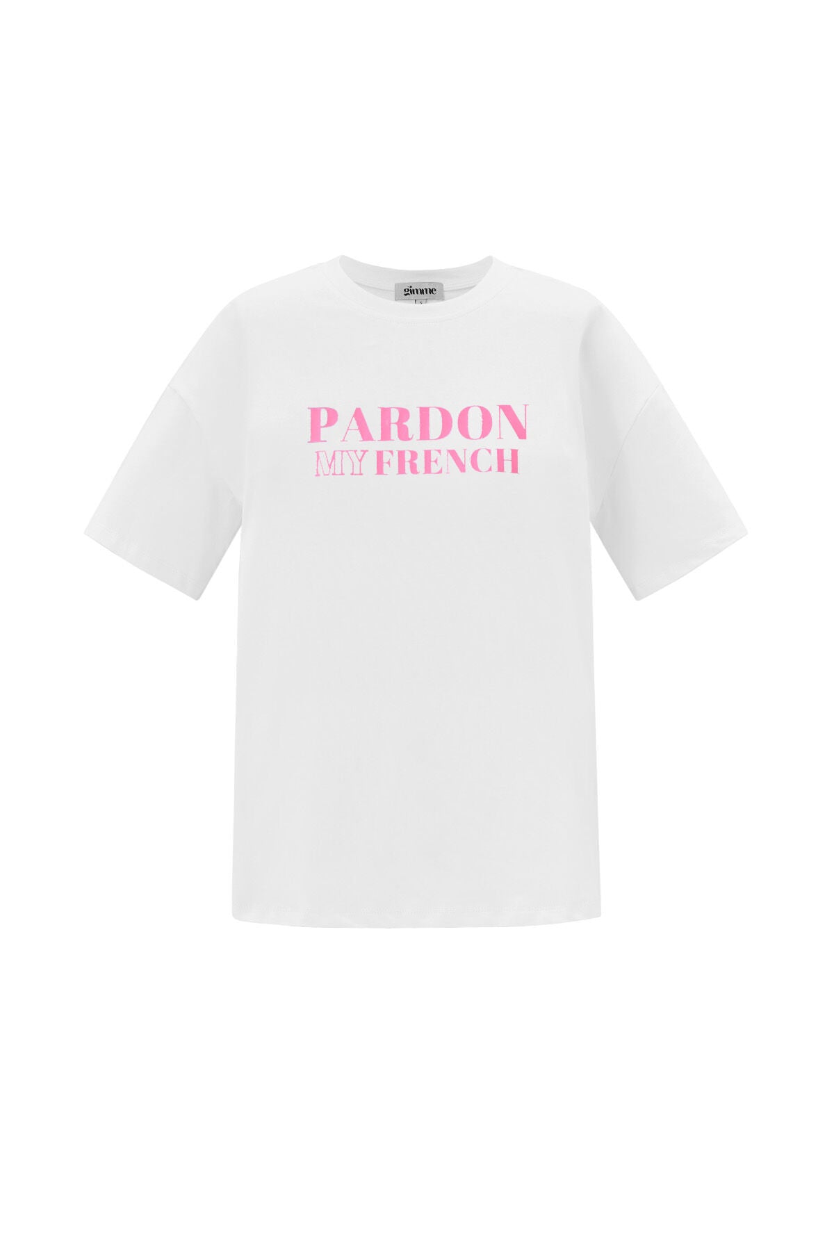 Cotton Vrouwen T-shirt Casual Letters