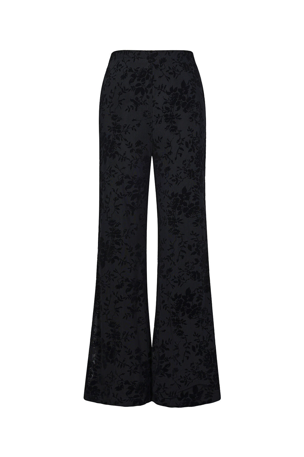 Sexy Floral Flared Pants for Fall Winter