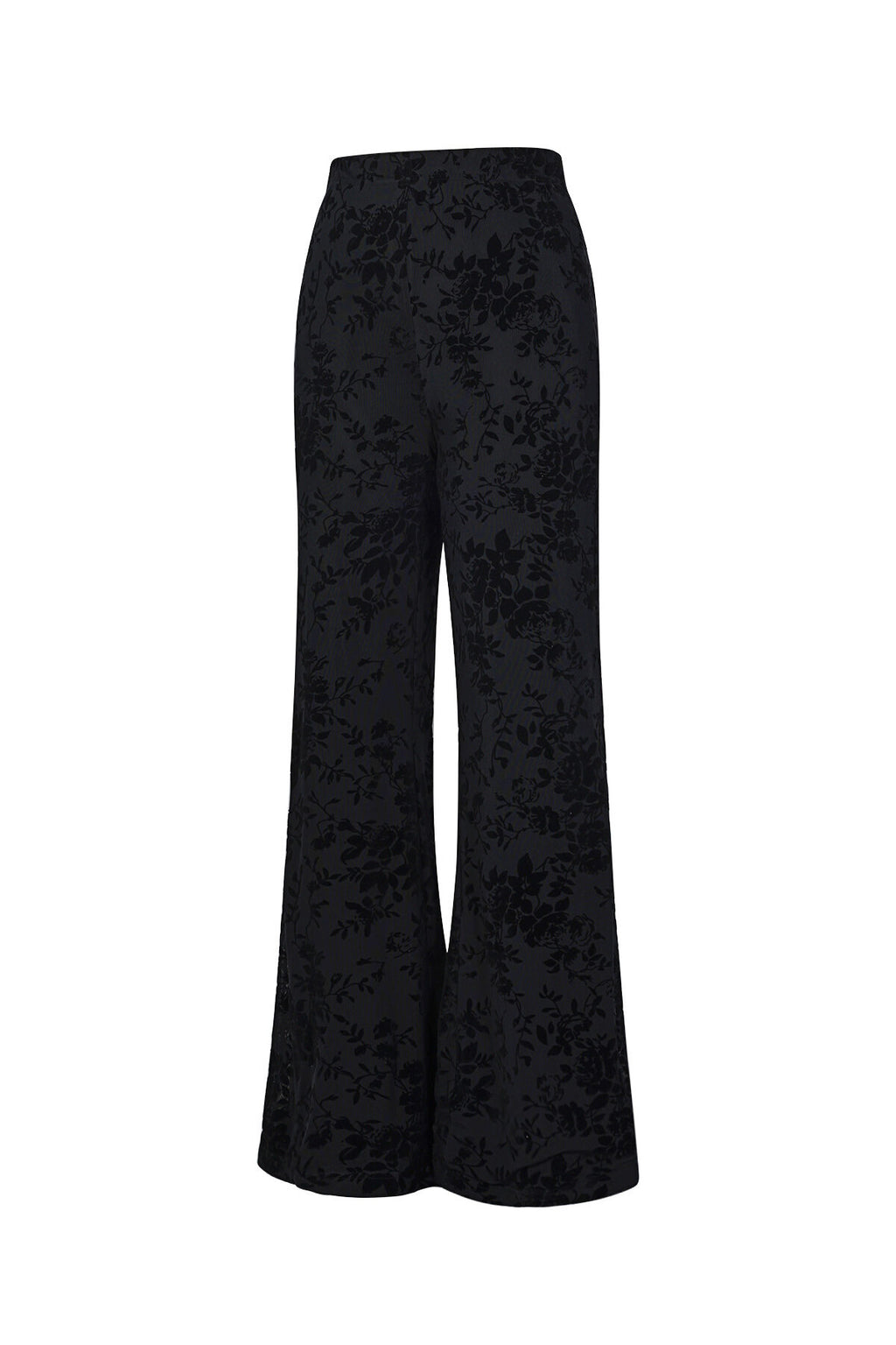 Sexy Floral Flared Pants for Fall Winter
